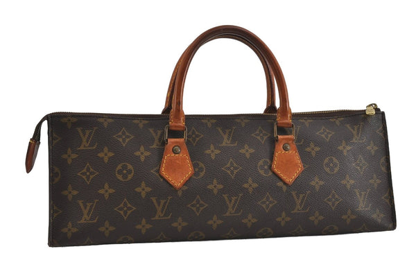 Authentic Louis Vuitton Monogram Sac Trico Hand Bag M51450 LV 2526I