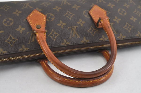 Authentic Louis Vuitton Monogram Sac Trico Hand Bag M51450 LV 2526I