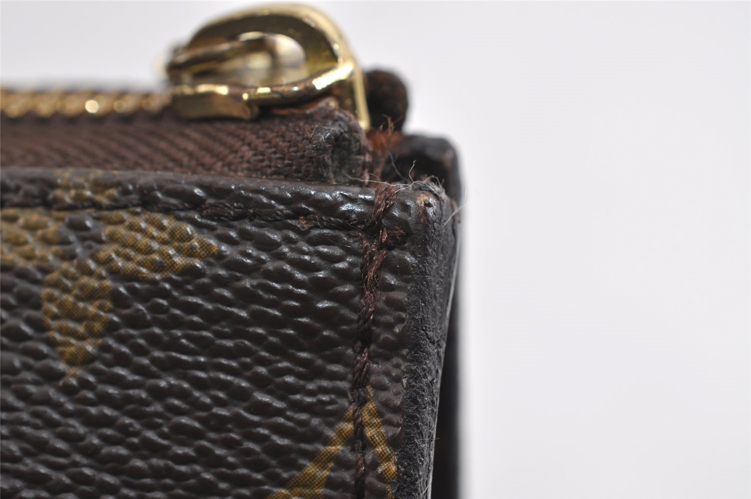 Authentic Louis Vuitton Monogram Sac Trico Hand Bag M51450 LV 2526I