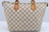 Authentic Louis Vuitton Damier Azur Saleya PM Shoulder Tote Bag N51186 LV 2527I