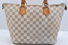 Authentic Louis Vuitton Damier Azur Saleya PM Shoulder Tote Bag N51186 LV 2527I