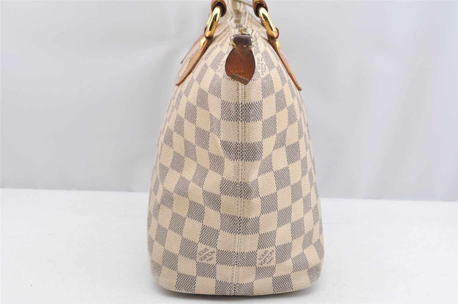 Authentic Louis Vuitton Damier Azur Saleya PM Shoulder Tote Bag N51186 LV 2527I