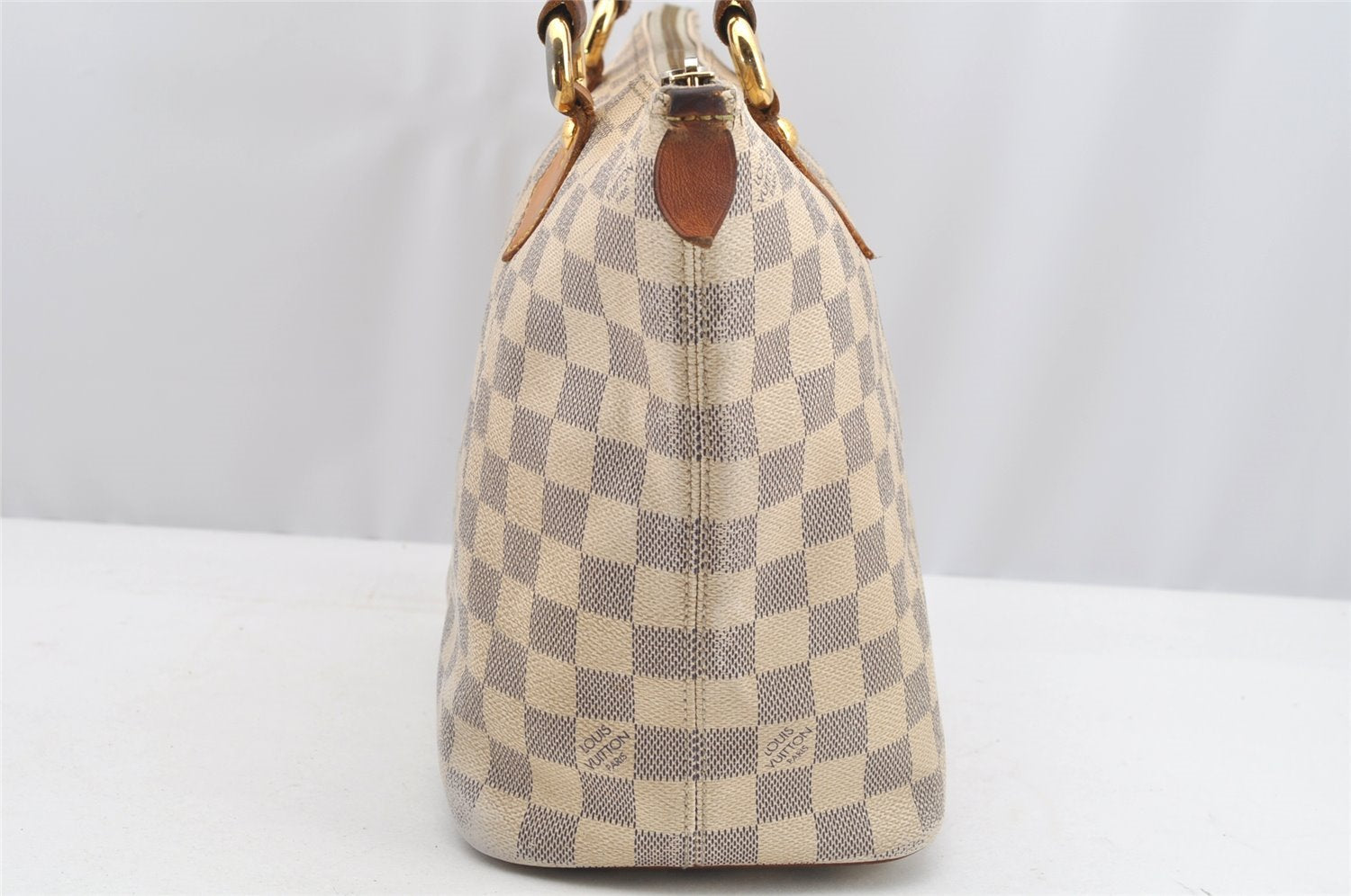 Authentic Louis Vuitton Damier Azur Saleya PM Shoulder Tote Bag N51186 LV 2527I