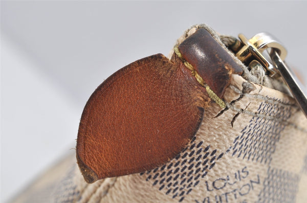 Authentic Louis Vuitton Damier Azur Saleya PM Shoulder Tote Bag N51186 LV 2527I