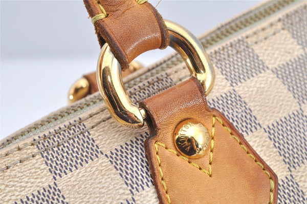 Authentic Louis Vuitton Damier Azur Saleya PM Shoulder Tote Bag N51186 LV 2527I