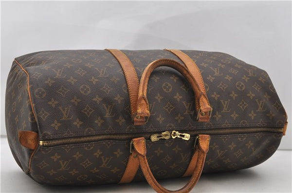 Authentic Louis Vuitton Monogram Keepall 50 Boston Bag M41426 LV 2529D