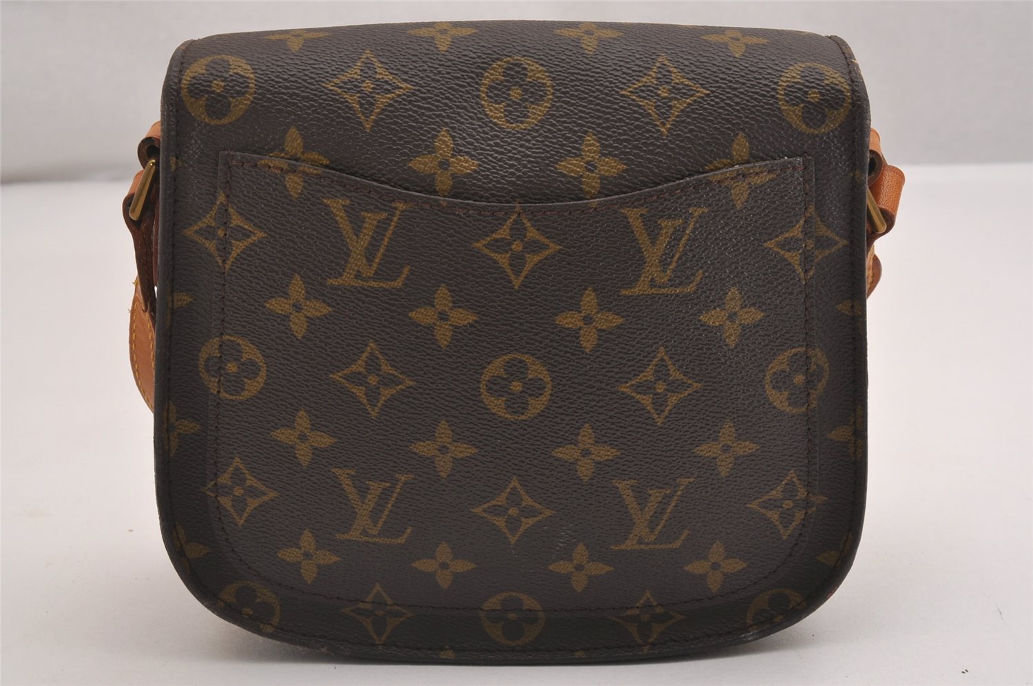 Authentic Louis Vuitton Monogram Saint Cloud MM M51243 Shoulder Cross Bag 2529I