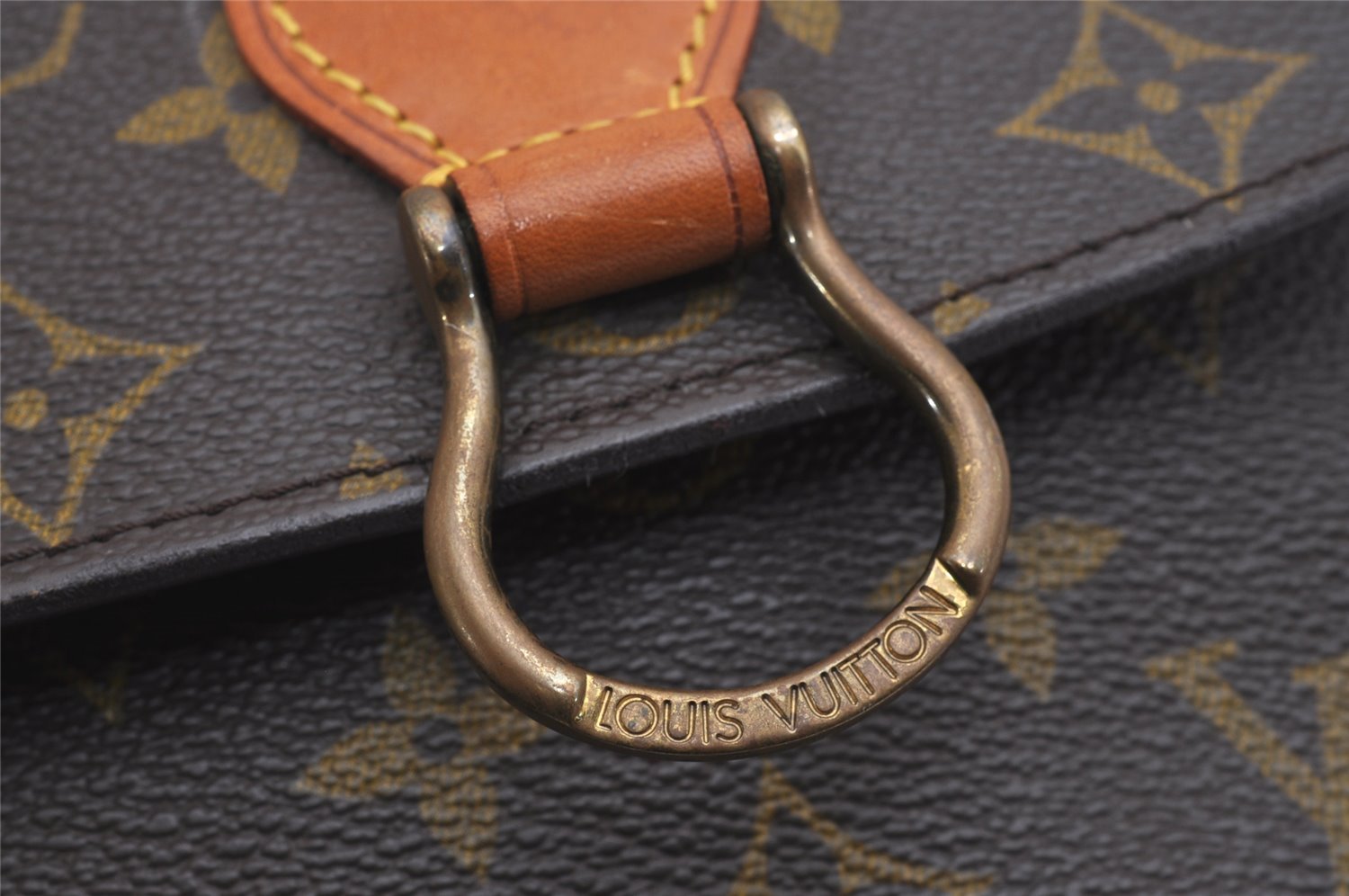 Authentic Louis Vuitton Monogram Saint Cloud MM M51243 Shoulder Cross Bag 2529I