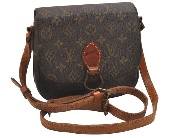 Auth Louis Vuitton Monogram Saint Cloud MM Shoulder Cross Bag Old Model LV 2531I