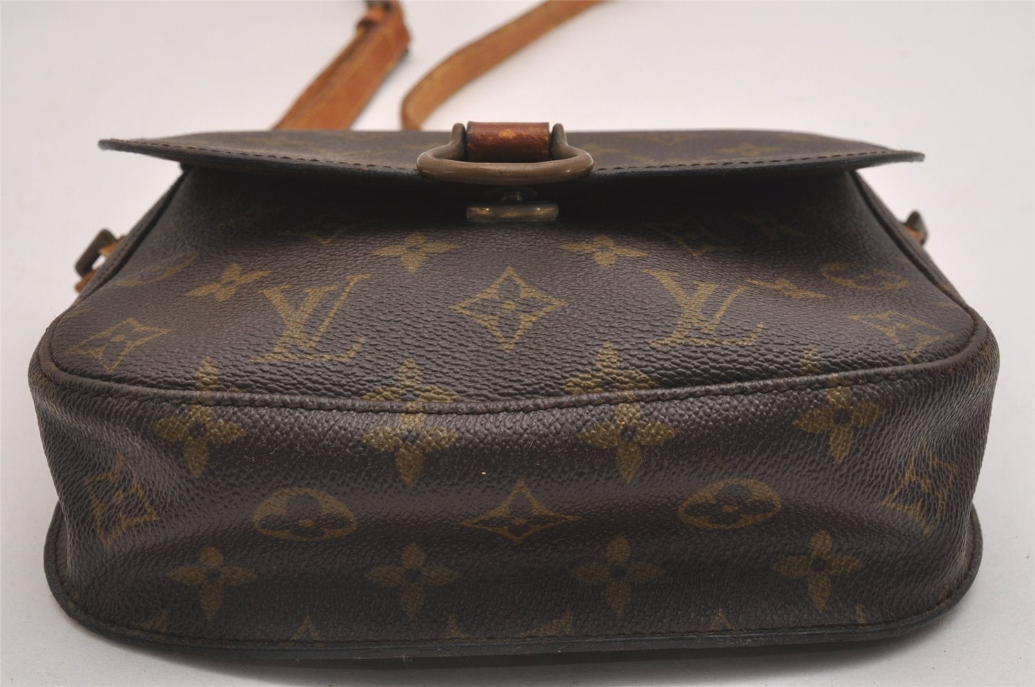 Auth Louis Vuitton Monogram Saint Cloud MM Shoulder Cross Bag Old Model LV 2531I