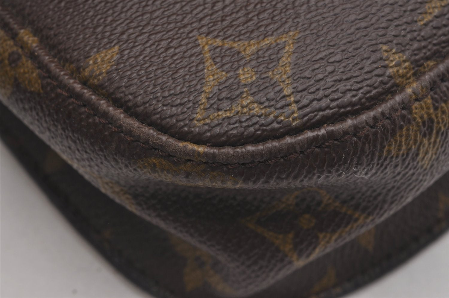 Auth Louis Vuitton Monogram Saint Cloud MM Shoulder Cross Bag Old Model LV 2531I
