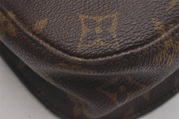 Auth Louis Vuitton Monogram Saint Cloud MM Shoulder Cross Bag Old Model LV 2531I
