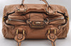 Authentic Chloe Paddington Vintage Leather Shoulder Hand Bag Purse Brown 2532I