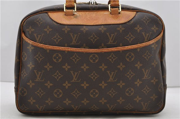 Authentic Louis Vuitton Monogram Deauville Hand Bag M47270 LV 2533D