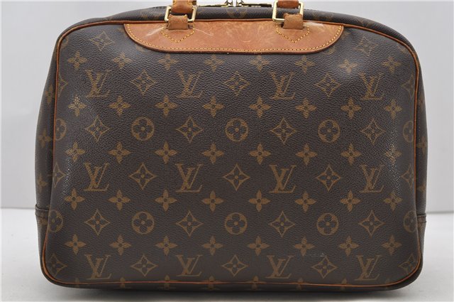 Authentic Louis Vuitton Monogram Deauville Hand Bag M47270 LV 2533D