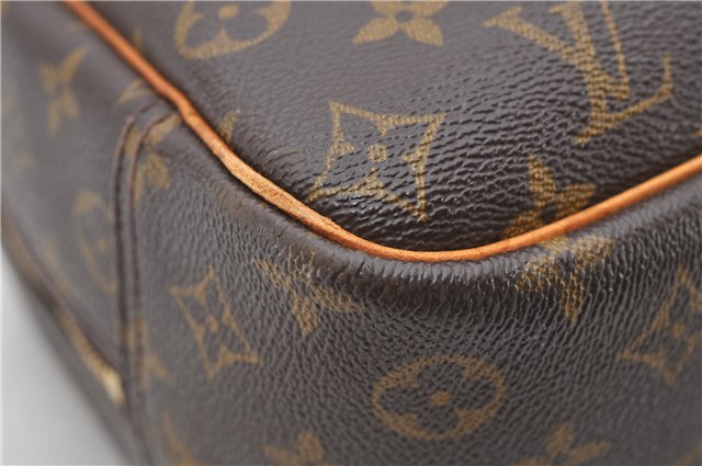 Authentic Louis Vuitton Monogram Deauville Hand Bag M47270 LV 2533D