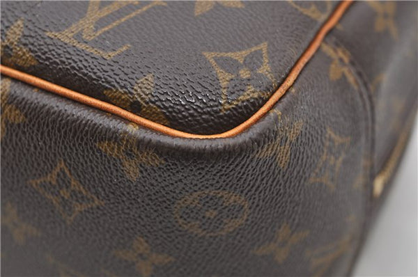 Authentic Louis Vuitton Monogram Deauville Hand Bag M47270 LV 2533D