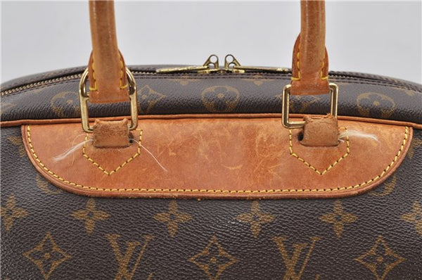 Authentic Louis Vuitton Monogram Deauville Hand Bag M47270 LV 2533D