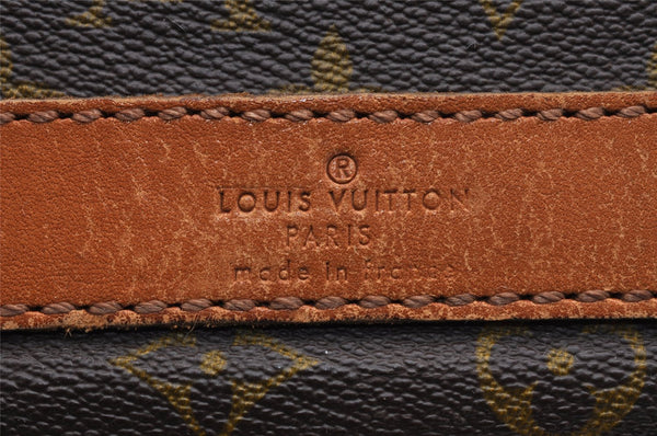 Authentic Louis Vuitton Monogram Sac Chaussures 30 Boston Bag Old Model LV 2535I