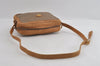 Authentic GUCCI Web Sherry Line Micro GG Shoulder Bag PVC Leather Brown 2538I