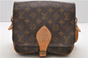 Auth Louis Vuitton Monogram Cartouchiere MM Shoulder Cross Bag M51253 LV 2540D