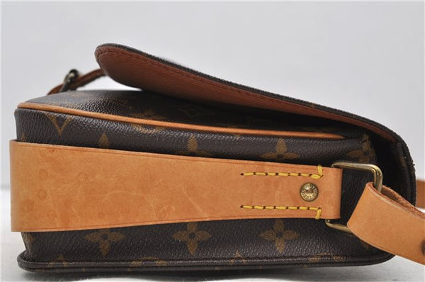 Auth Louis Vuitton Monogram Cartouchiere MM Shoulder Cross Bag M51253 LV 2540D