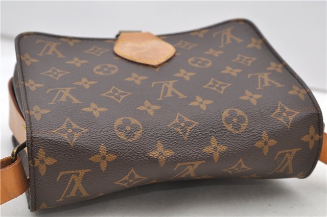 Auth Louis Vuitton Monogram Cartouchiere MM Shoulder Cross Bag M51253 LV 2540D