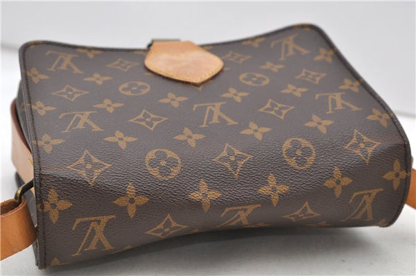 Auth Louis Vuitton Monogram Cartouchiere MM Shoulder Cross Bag M51253 LV 2540D