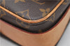 Auth Louis Vuitton Monogram Cartouchiere MM Shoulder Cross Bag M51253 LV 2540D