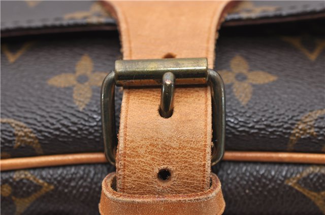 Auth Louis Vuitton Monogram Cartouchiere MM Shoulder Cross Bag M51253 LV 2540D