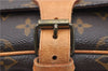 Auth Louis Vuitton Monogram Cartouchiere MM Shoulder Cross Bag M51253 LV 2540D