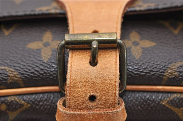 Auth Louis Vuitton Monogram Cartouchiere MM Shoulder Cross Bag M51253 LV 2540D