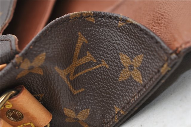 Auth Louis Vuitton Monogram Cartouchiere MM Shoulder Cross Bag M51253 LV 2540D