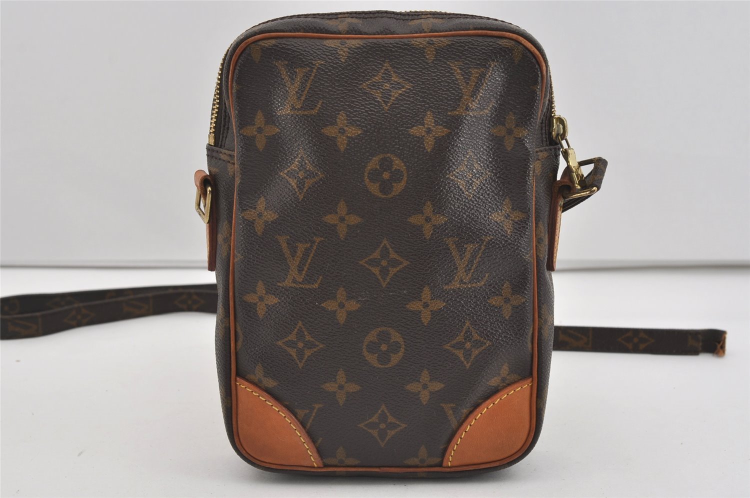 Authentic Louis Vuitton Monogram Danube Shoulder Crossbody Bag M45266 Junk 2543I
