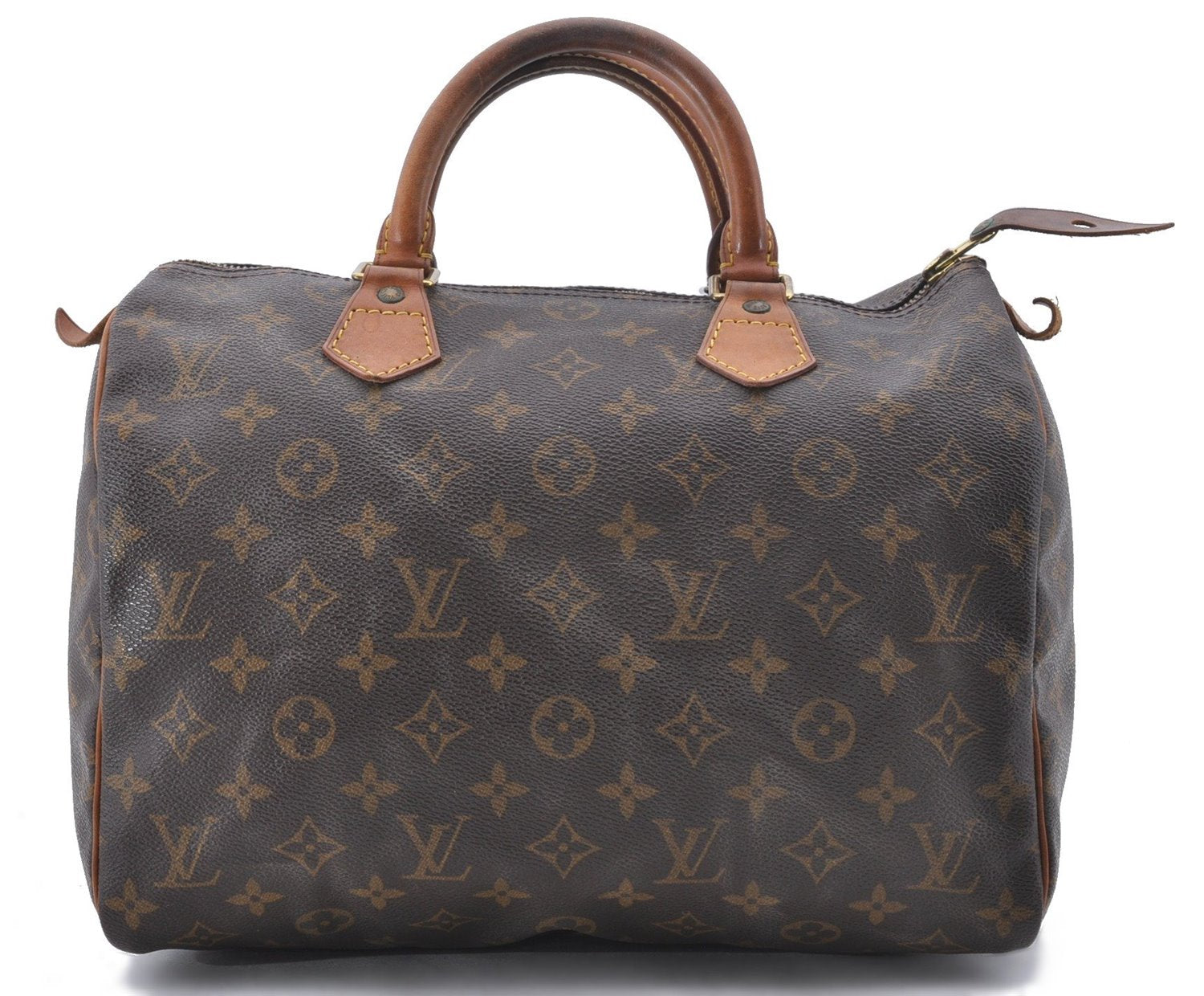 Authentic Louis Vuitton Monogram Speedy 30 Hand Bag M41526 LV 2546D