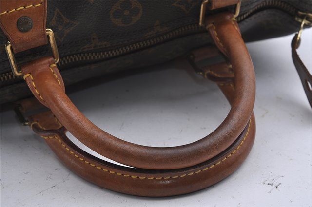 Authentic Louis Vuitton Monogram Speedy 30 Hand Bag M41526 LV 2546D