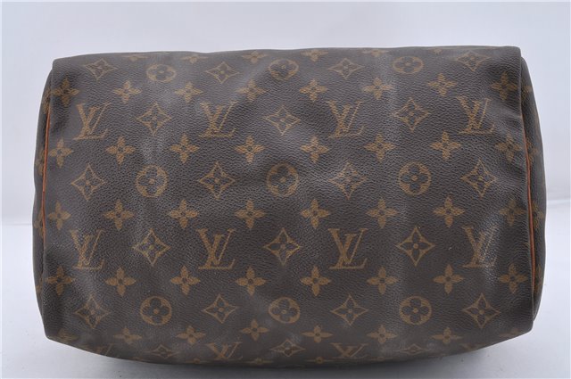 Authentic Louis Vuitton Monogram Speedy 30 Hand Bag M41526 LV 2546D