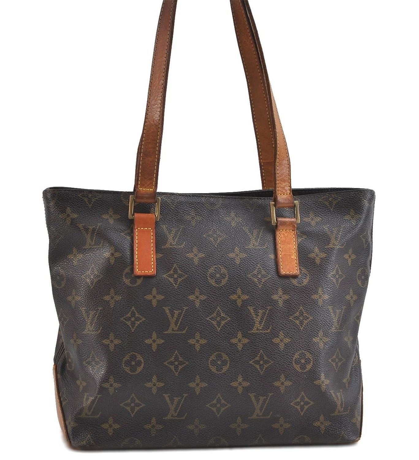 Authentic Louis Vuitton Monogram Cabas Piano Tote Bag Purse M51148 LV 2547D
