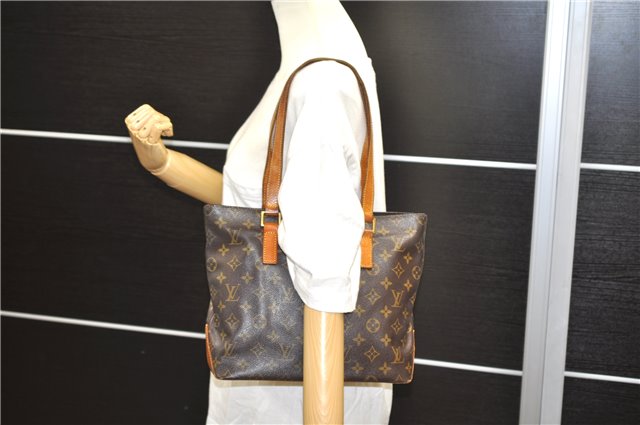 Authentic Louis Vuitton Monogram Cabas Piano Tote Bag Purse M51148 LV 2547D
