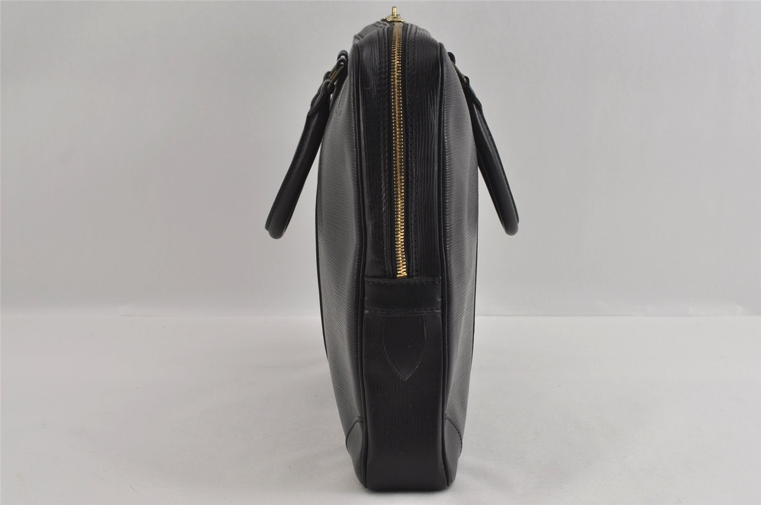 Authentic Louis Vuitton Epi Porte Documents Voyage Briefcase M59162 Black 2547I