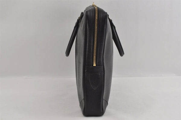 Authentic Louis Vuitton Epi Porte Documents Voyage Briefcase M59162 Black 2547I