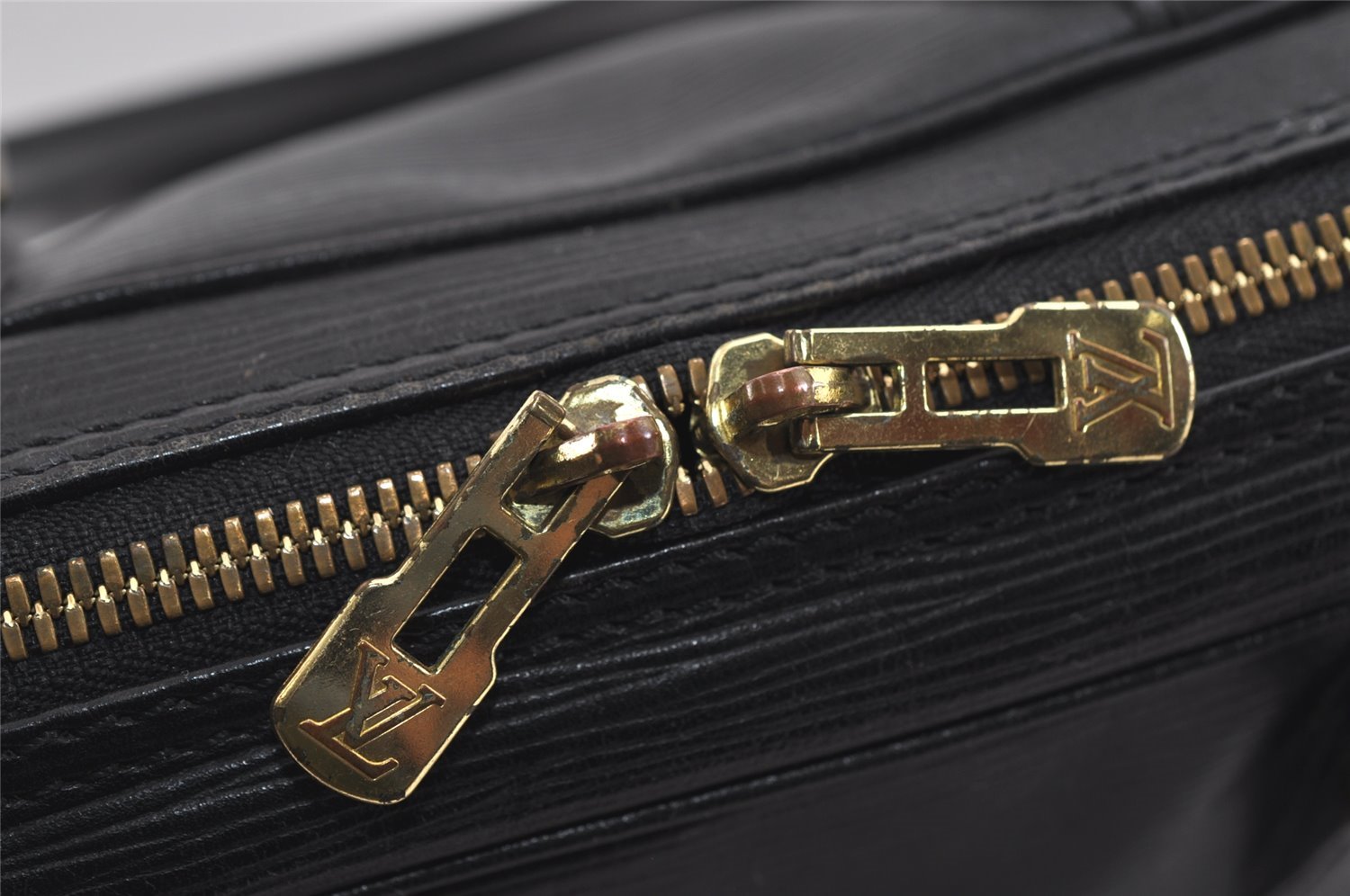 Authentic Louis Vuitton Epi Porte Documents Voyage Briefcase M59162 Black 2547I