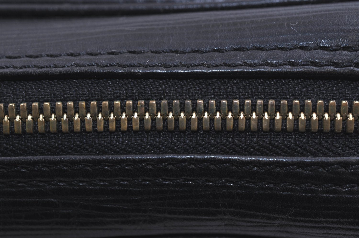 Authentic Louis Vuitton Epi Porte Documents Voyage Briefcase M59162 Black 2547I