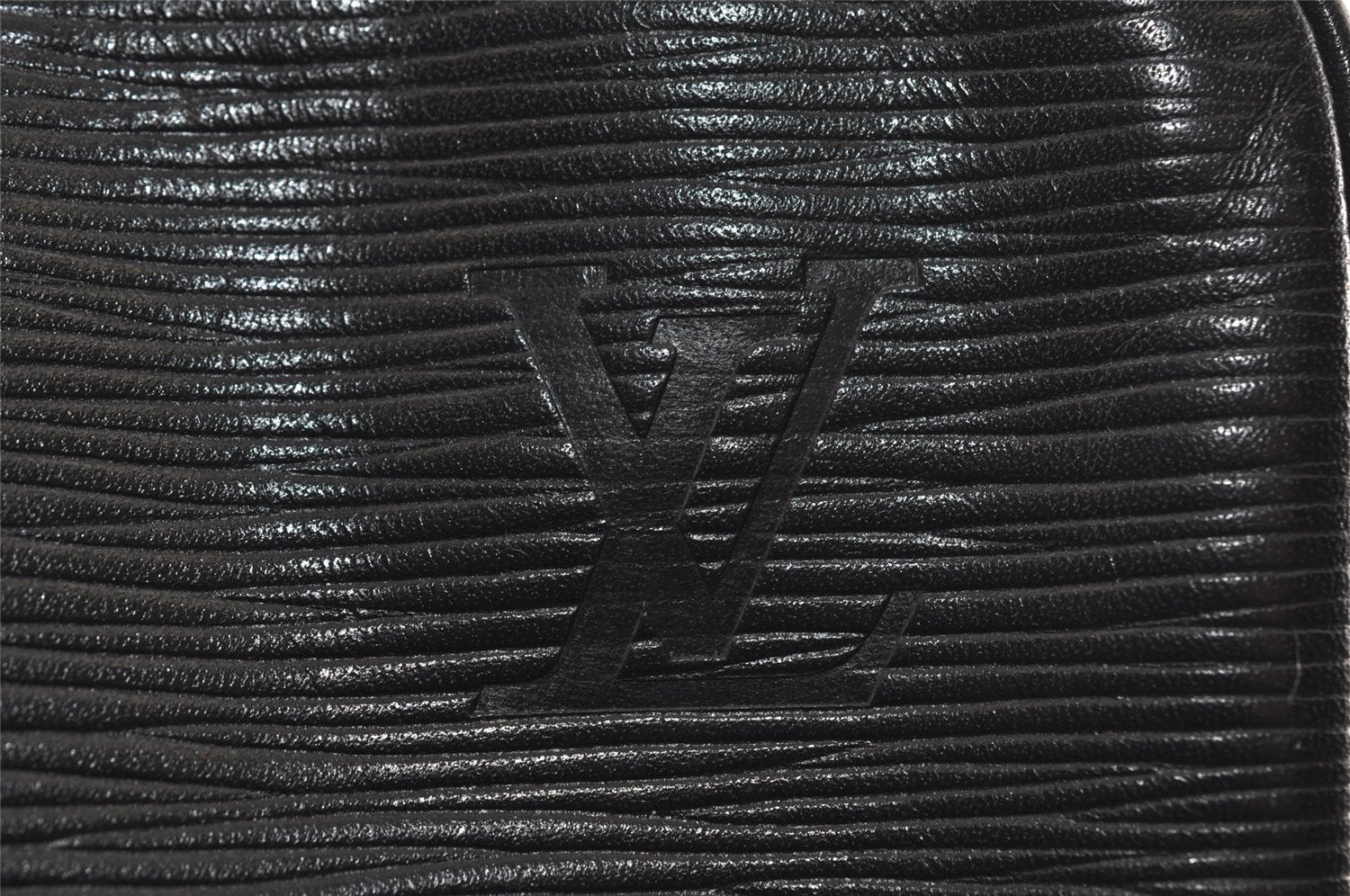 Authentic Louis Vuitton Epi Porte Documents Voyage Briefcase M59162 Black 2547I