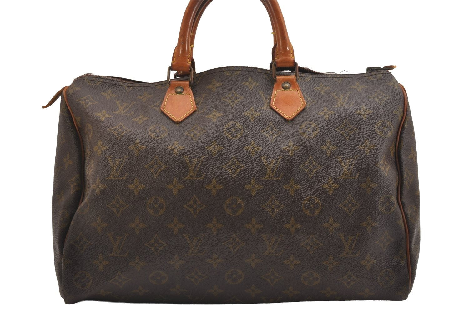 Authentic Louis Vuitton Monogram Speedy 35 Hand Boston Bag Old Model Junk 2548I