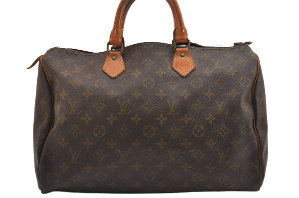 Authentic Louis Vuitton Monogram Speedy 35 Hand Boston Bag Old Model Junk 2548I