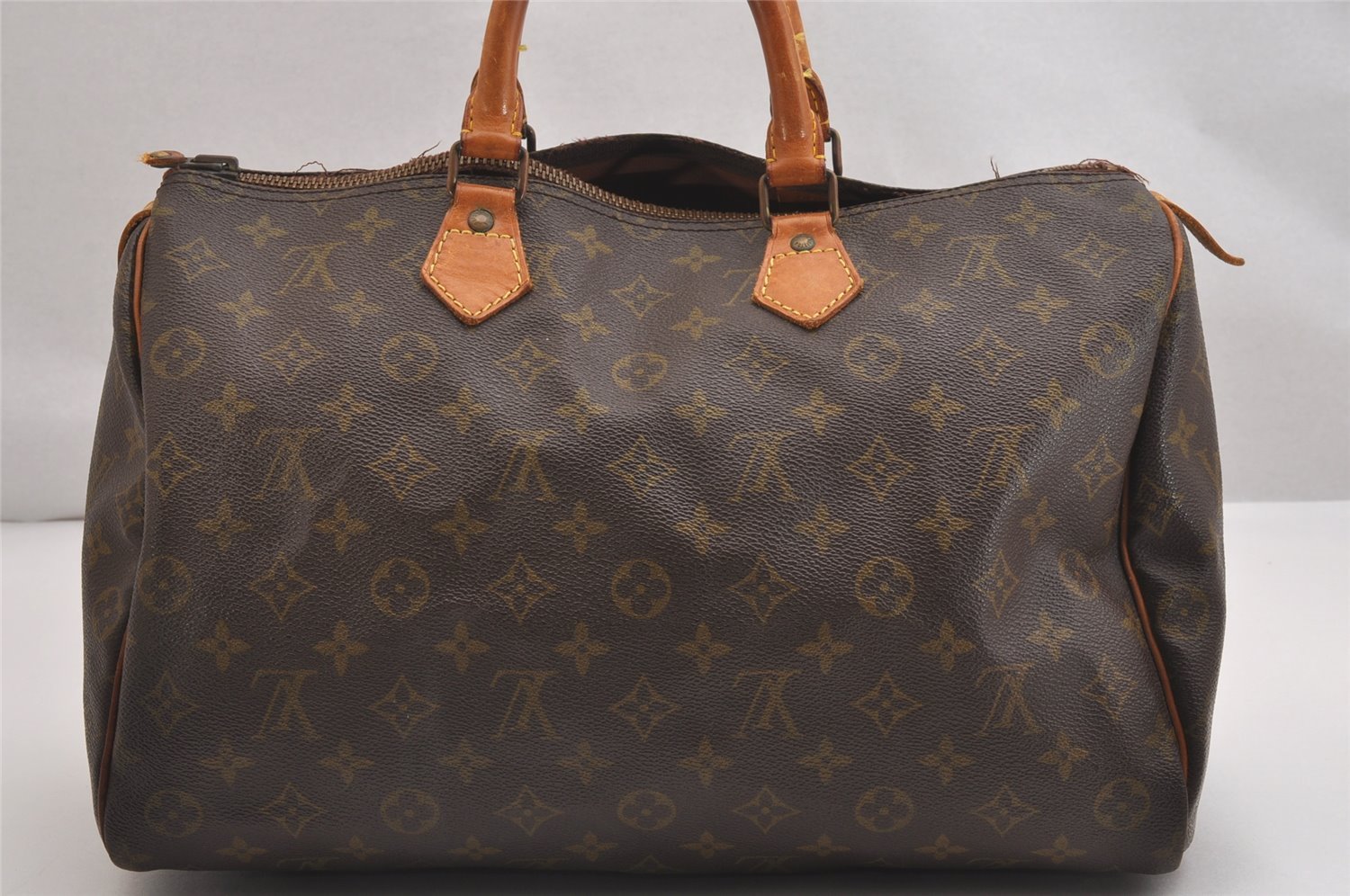 Authentic Louis Vuitton Monogram Speedy 35 Hand Boston Bag Old Model Junk 2548I