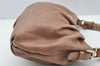 Authentic PRADA Vintage Vitello Leather Chain Shoulder Bag Pink 2550I