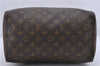 Authentic Louis Vuitton Monogram Speedy 30 Hand Bag M41526 LV 2551D