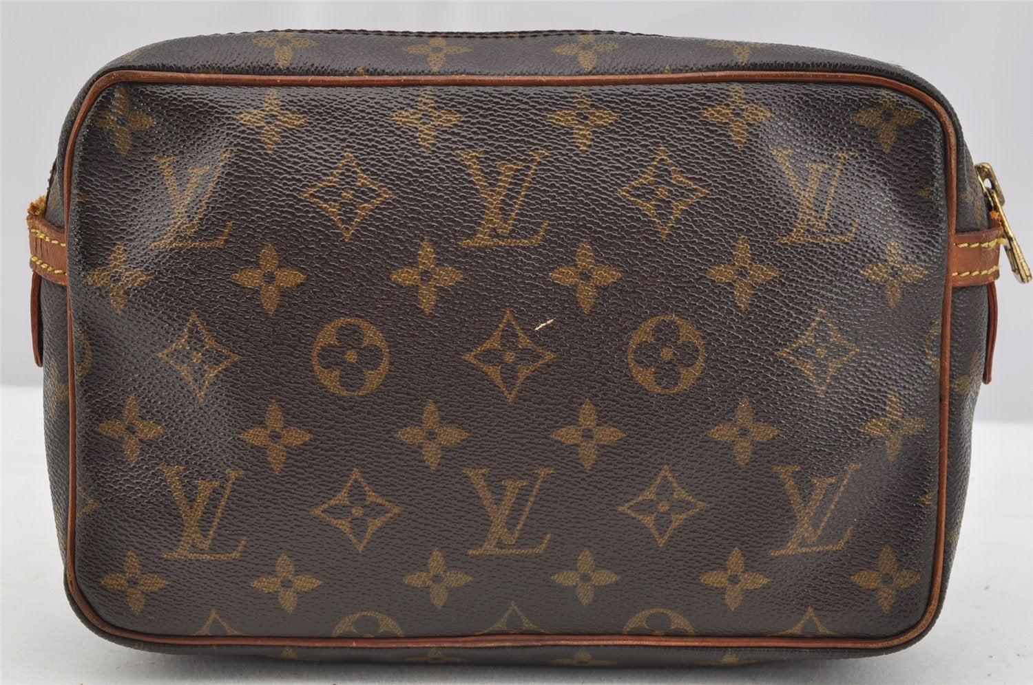 Authentic Louis Vuitton Monogram Compiegne 23 Clutch Hand Bag M51847 LV 2551I